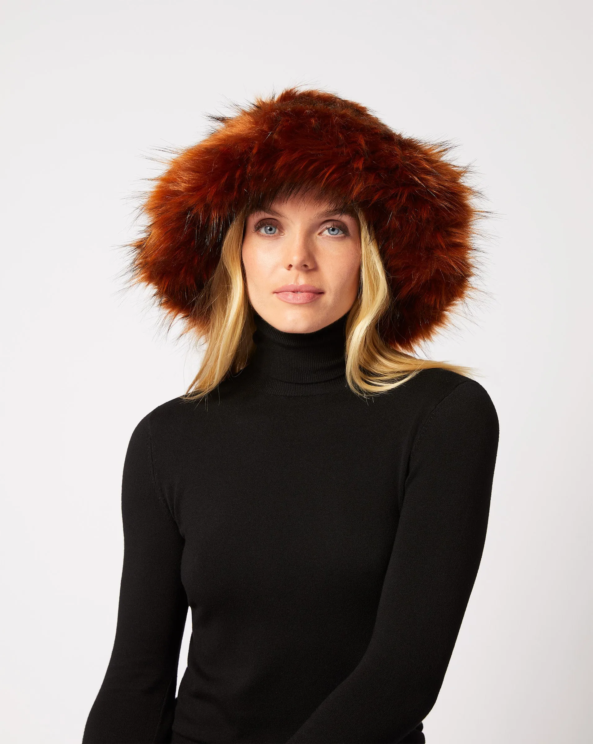 Brimmed Faux Fur Hat