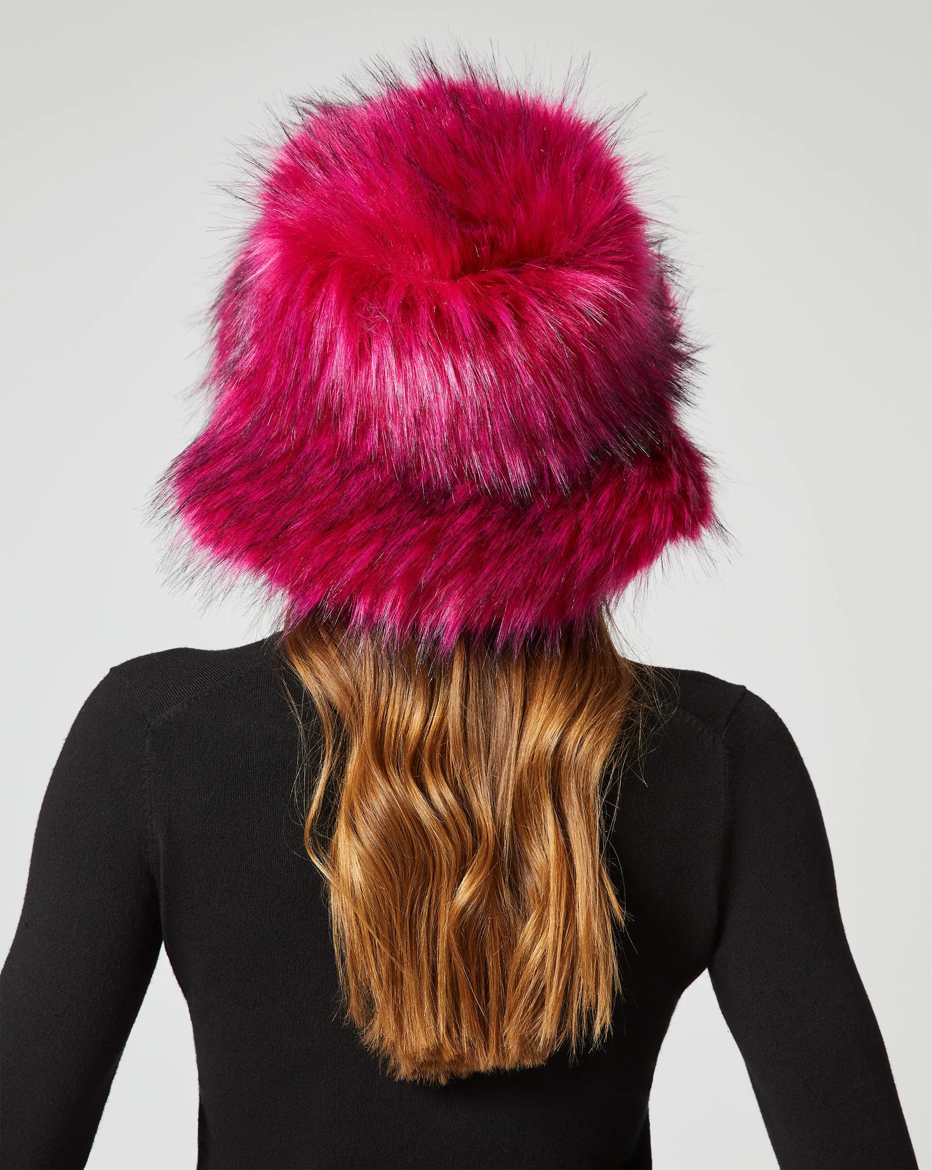 Brimmed Faux Fur Hat