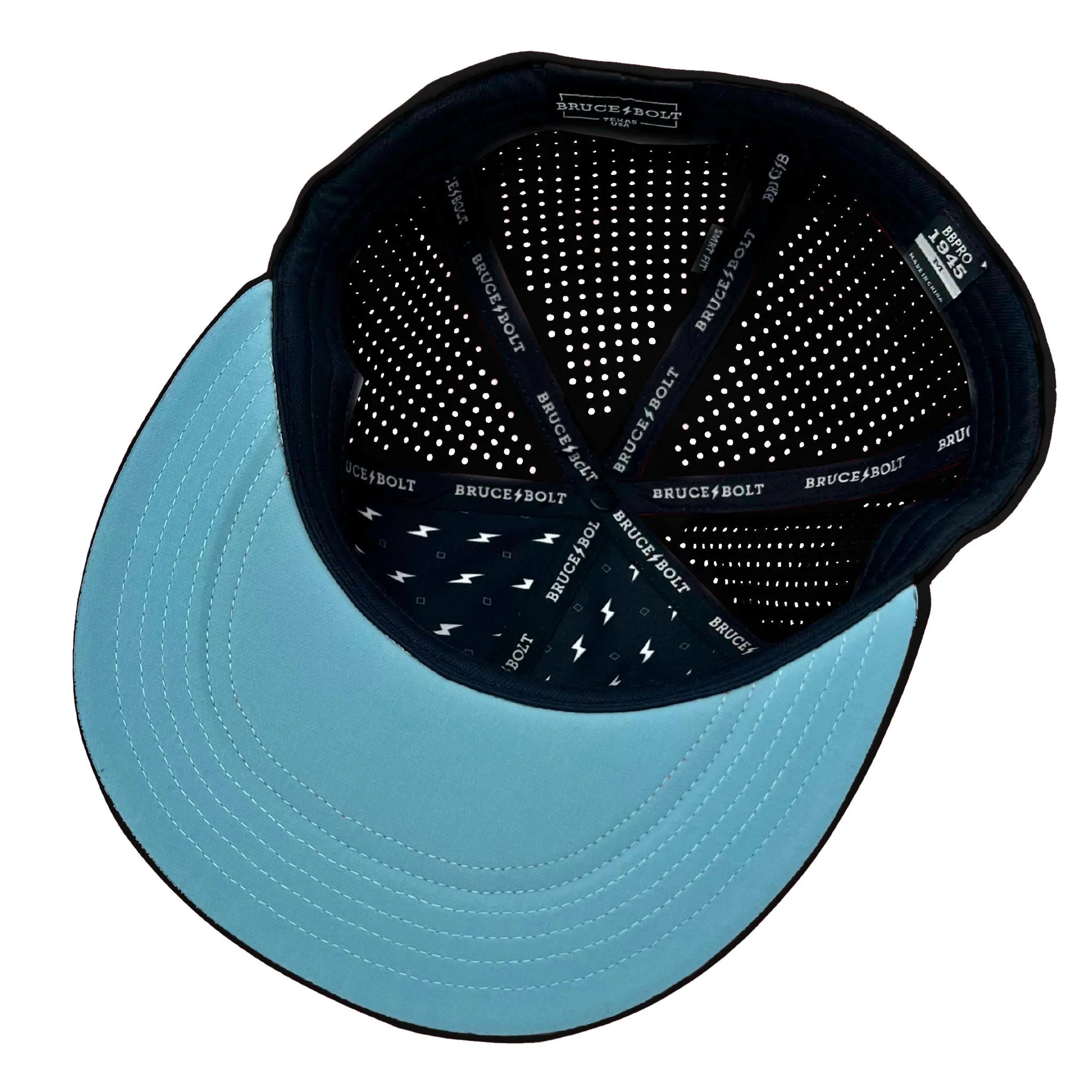 BRUCE BOLT SMART FIT BLANK Performance Game Hat - BLACK
