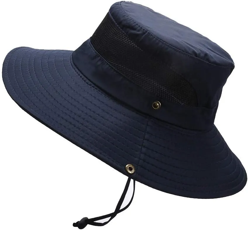 Bucket Hat Classic Wide Brim Sun Hat Boonie Hats Fishing Hiking Outdoor Hats for Men and Women