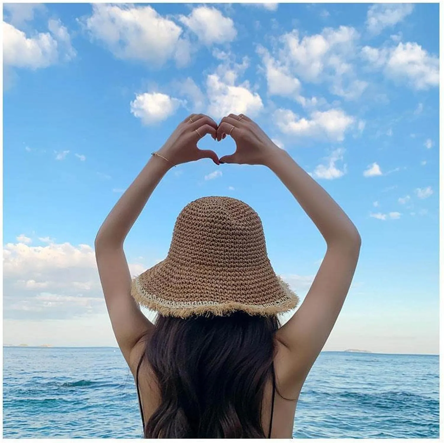 Bucket Hat Sun Hat Wide Brim Floppy Summer Hats for Women Beach Panama Straw Dome Weave Bucket Hat Femme Shade Hat