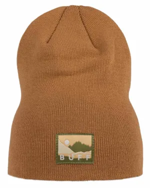 Buff Lilon Knitted Long Beanie