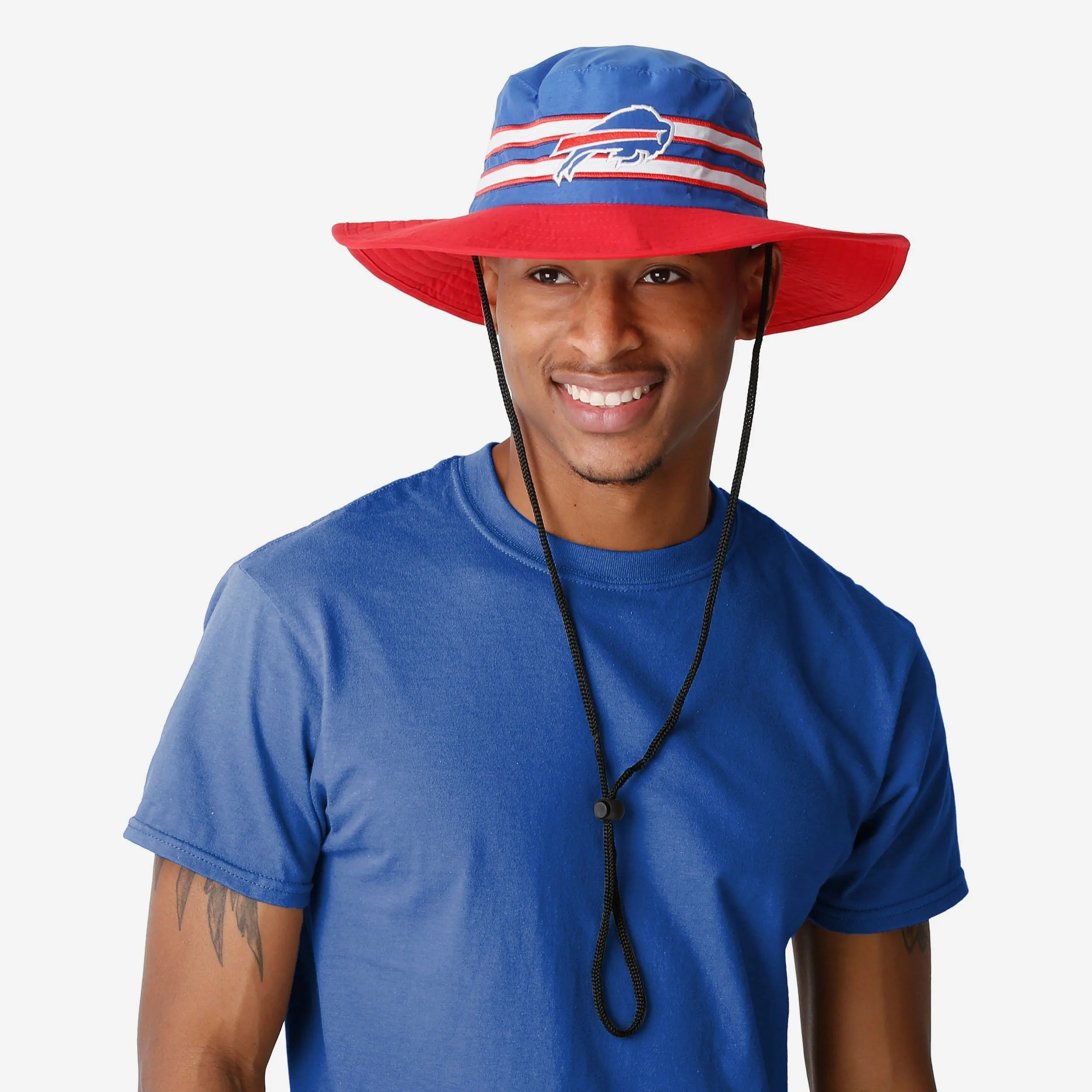 Buffalo Bills Team Stripe Boonie Hat