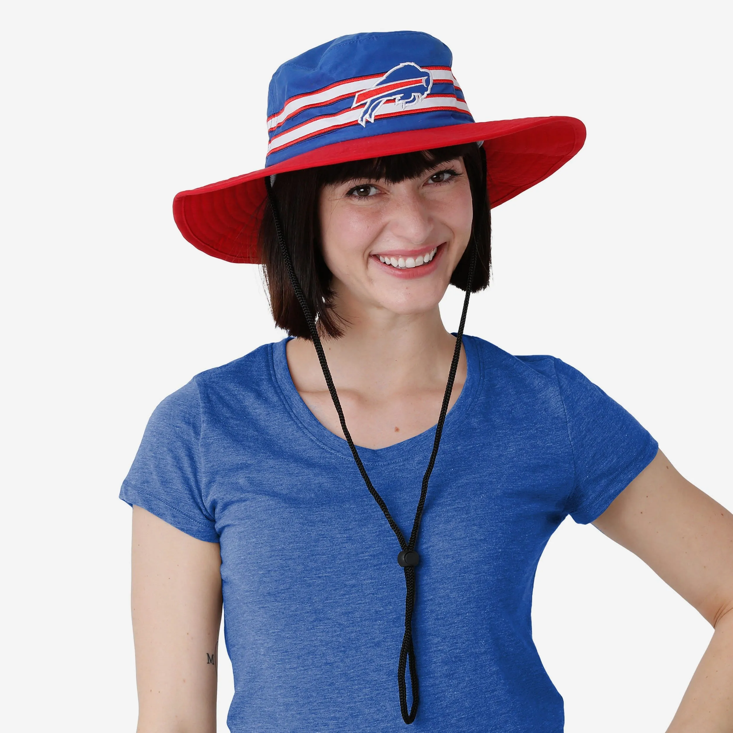 Buffalo Bills Team Stripe Boonie Hat