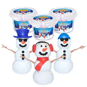 Build Buddiez Snowman Foam Craft Kit 3-Pack – Create, Play, Display for Kids 5 