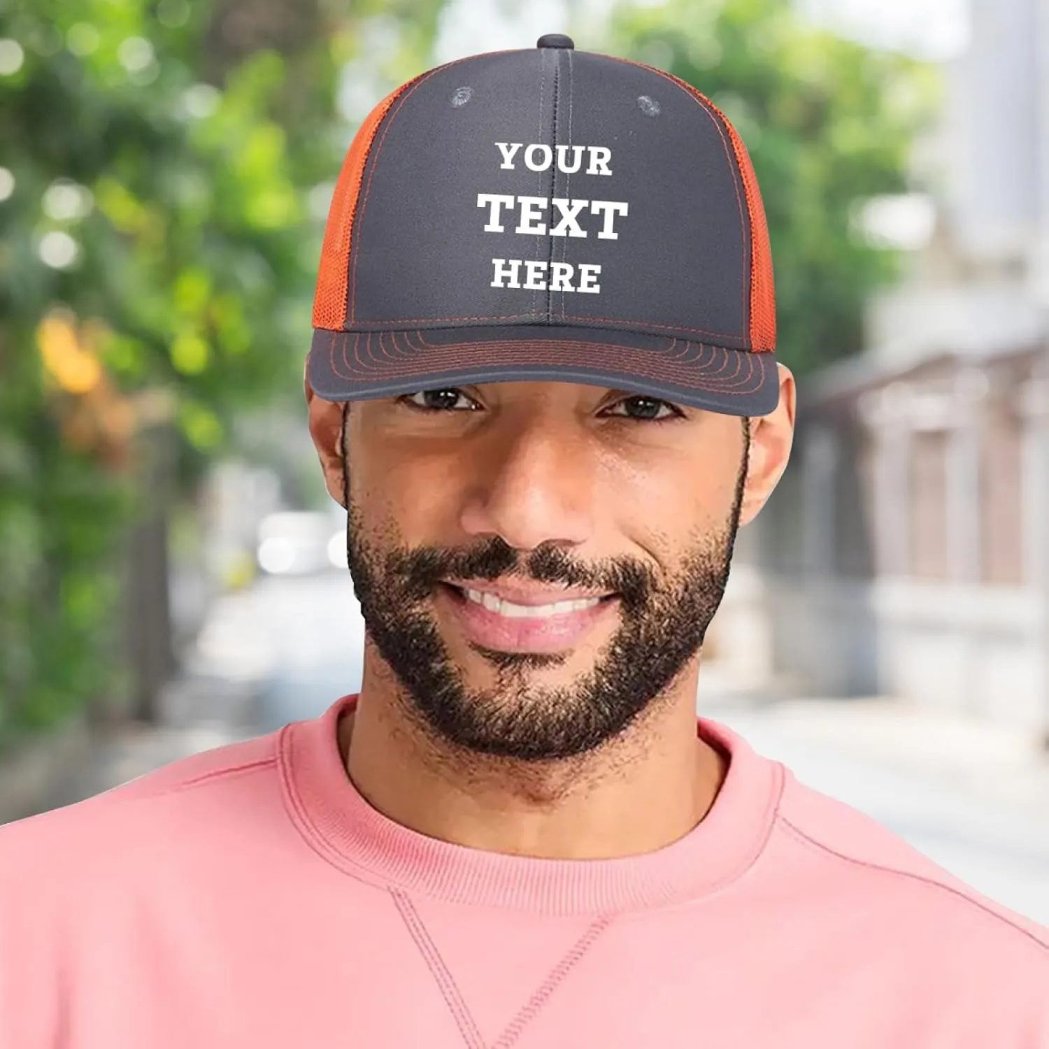 Bulk Custom Hat Customized Your Text Custom Logo Hat Adjustable Baseball Cap Custom Trucker Hat Unisex Personalized Hats