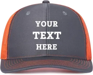 Bulk Custom Hat Customized Your Text Custom Logo Hat Adjustable Baseball Cap Custom Trucker Hat Unisex Personalized Hats