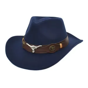 Bull Cowboy Rolled Edge Western Hat