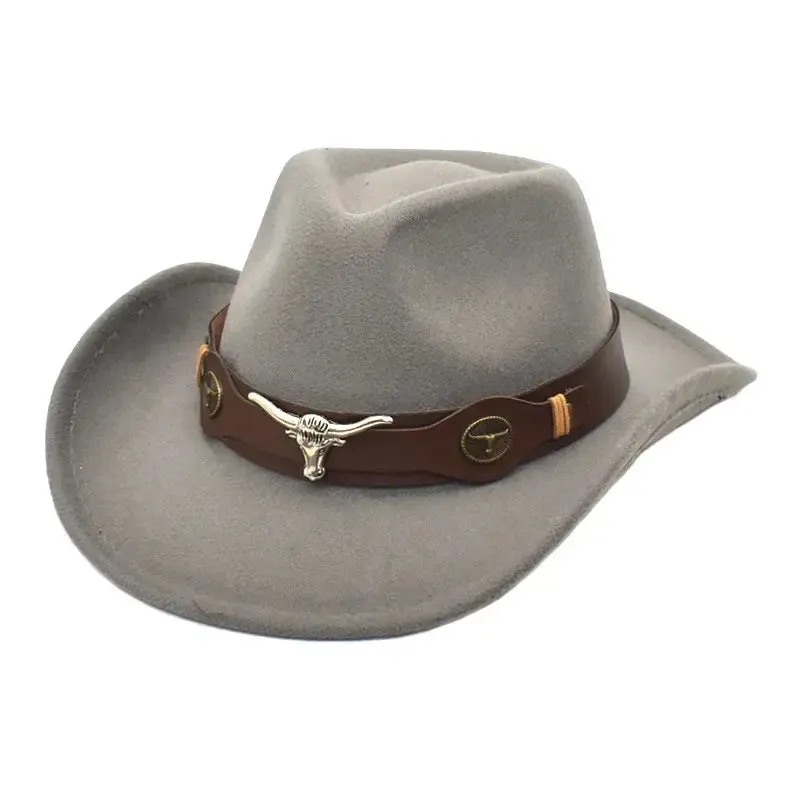Bull Cowboy Rolled Edge Western Hat