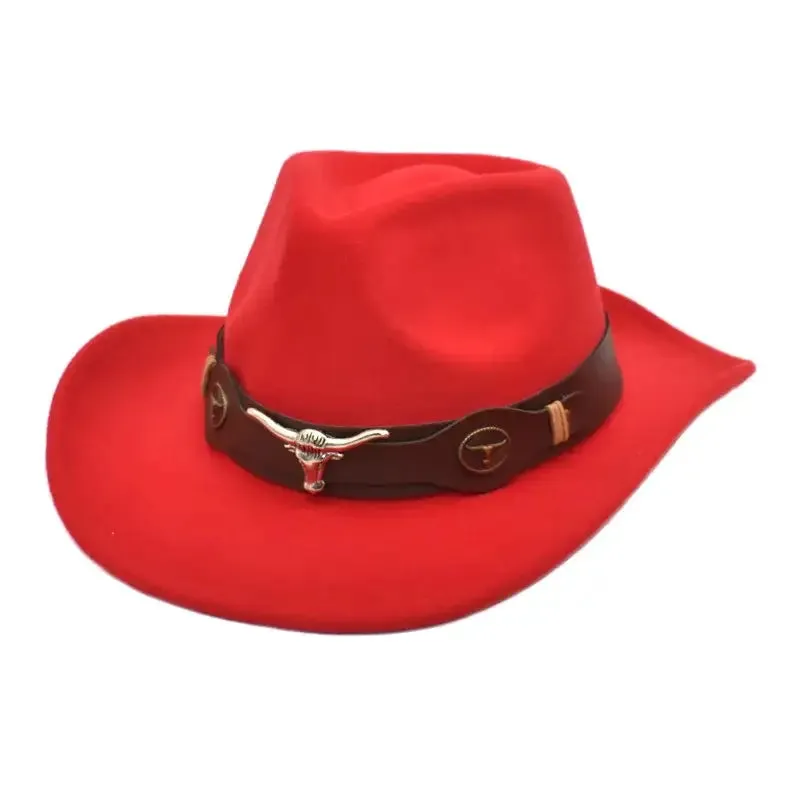 Bull Cowboy Rolled Edge Western Hat