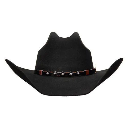 Bullhide Hats by Montecarlo - 8X "True West" Wool Felt Black Cowboy Hat
