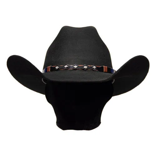Bullhide Hats by Montecarlo - 8X "True West" Wool Felt Black Cowboy Hat