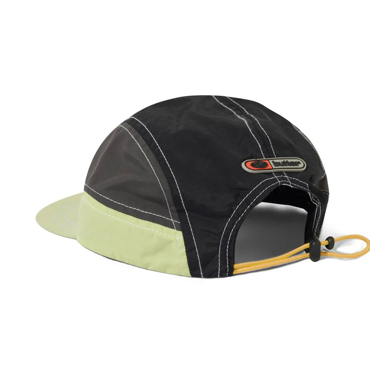 Butter Goods - Stream 4 Panel Cap Black/Pistachio