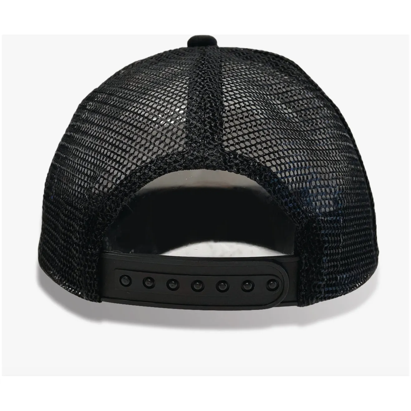 butterfly trucker hat in black