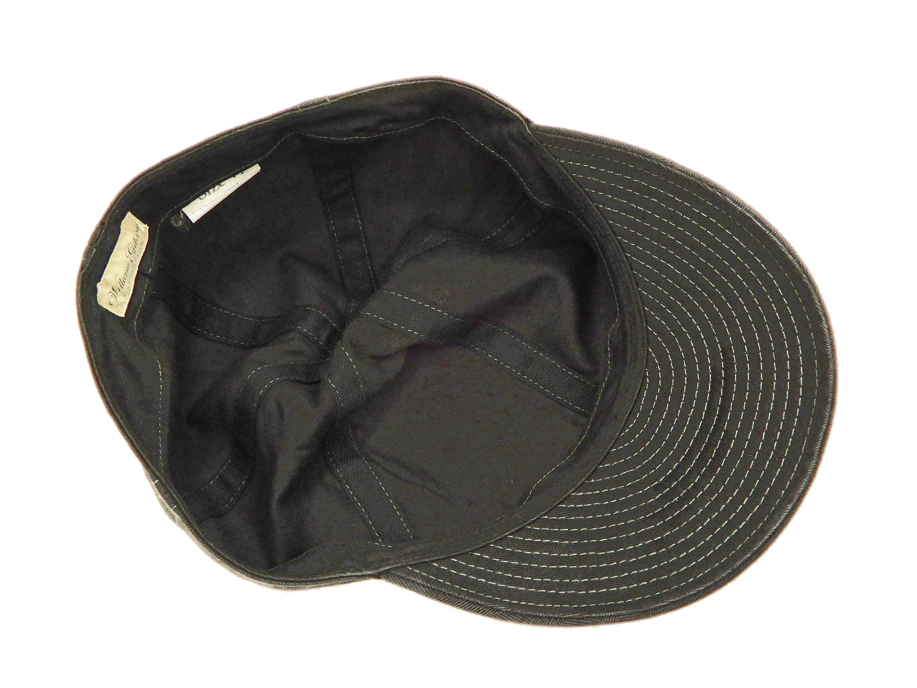 Buzz Rickson William Gibson Men's Army Cap Type A-3 Black Military Hat BR02519 Black