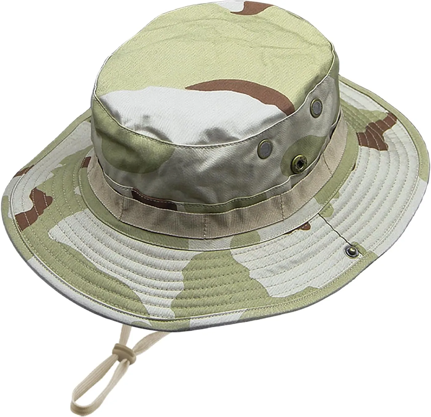 Camo Boonie Hat for Men Women, Military Tactical Wide Brim Bucket Hats, UPF50  Jungle Sun Hats for Fishing Hunting Safari