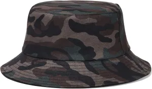 Camo Bucket Hat Wide Brim UV Protection Sun Hat Boonie Hats Fishing Hiking Safari Outdoor Hats for Men Women
