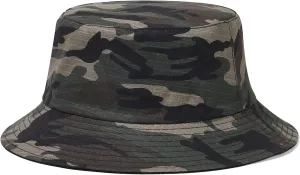 Camo Bucket Hat Wide Brim UV Protection Sun Hat Boonie Hats Fishing Hiking Safari Outdoor Hats for Men Women
