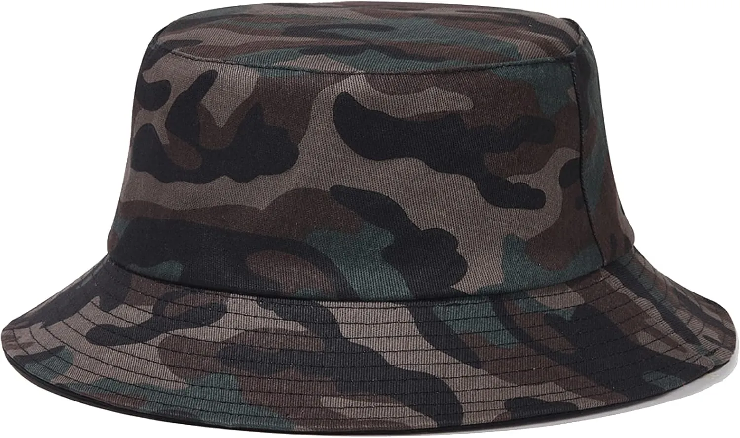 Camo Bucket Hat Wide Brim UV Protection Sun Hat Boonie Hats Fishing Hiking Safari Outdoor Hats for Men Women