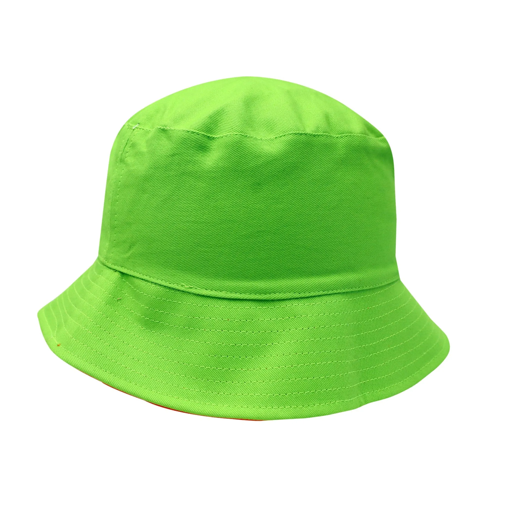 Candy Reversible Bucket Hat (Orange & Green)