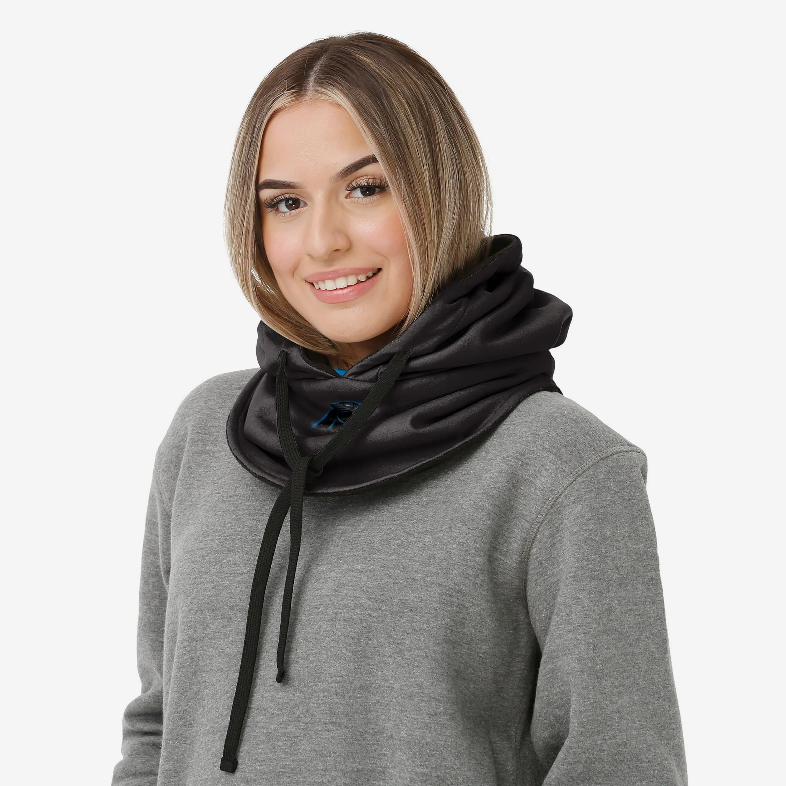 Carolina Panthers Drawstring Hooded Gaiter