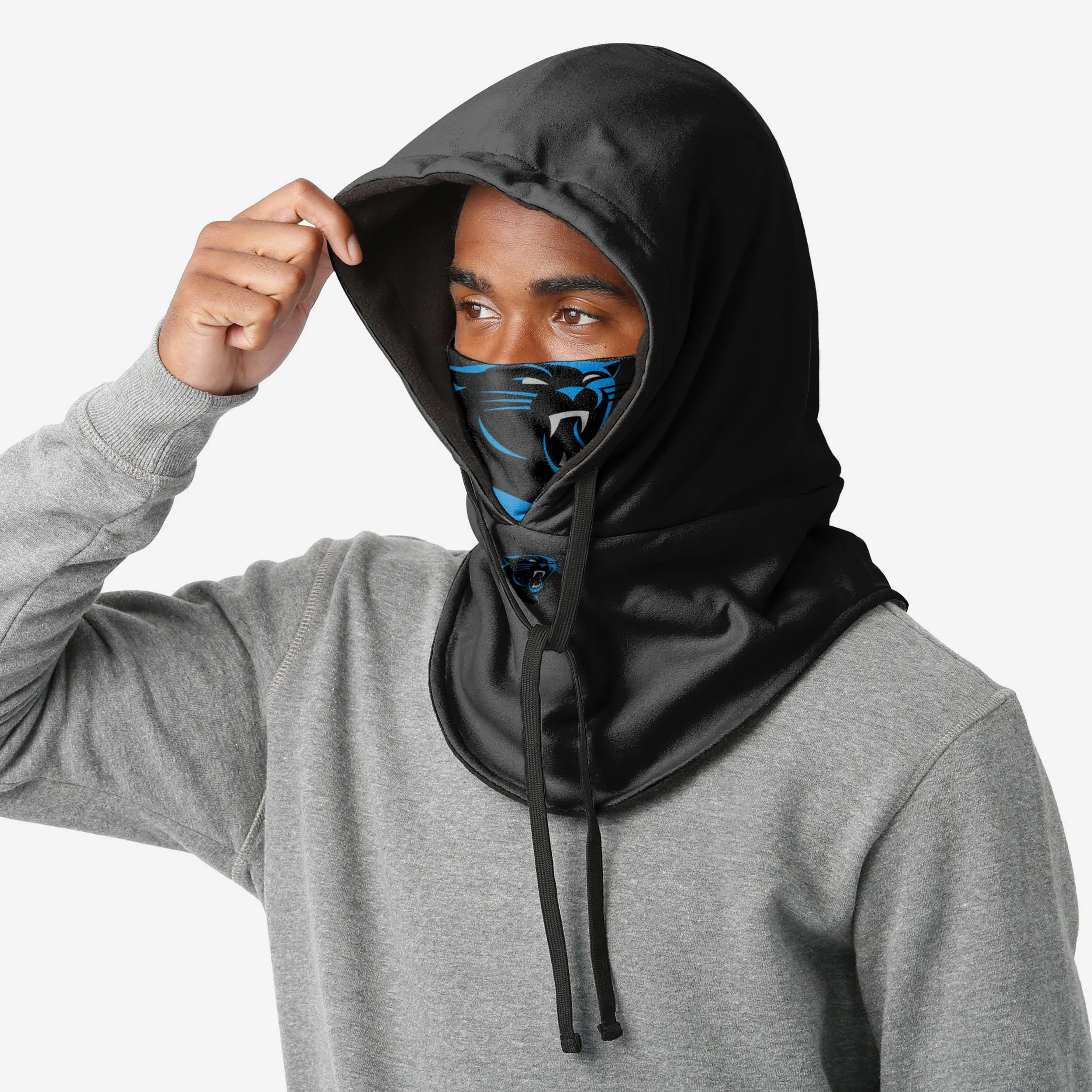 Carolina Panthers Drawstring Hooded Gaiter