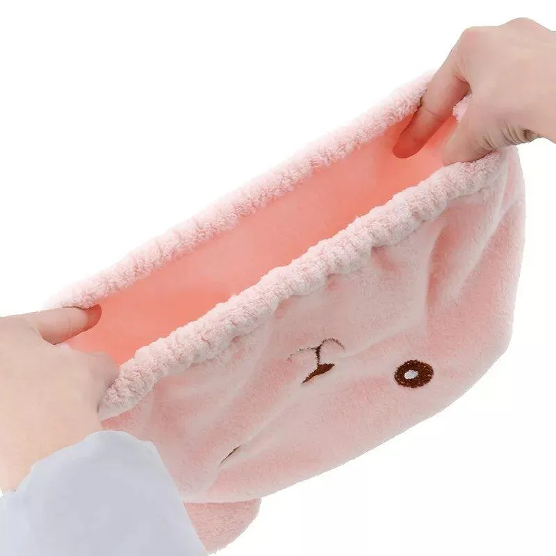 Cartoon Hair-Drying Cap For Women MY-346 WHITE