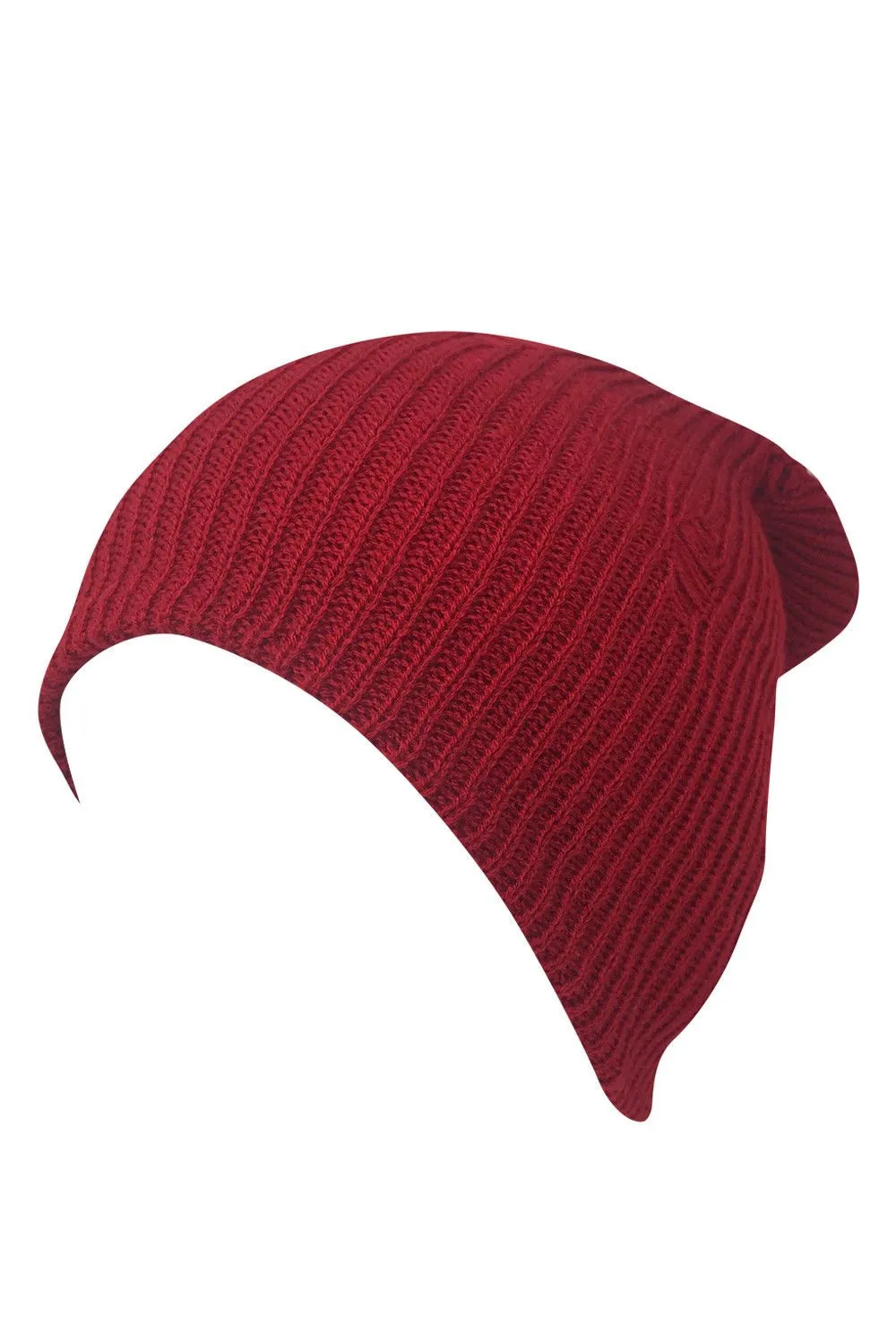Casaba Winter Beanies Vintage Ripped Double Layer Slouch Caps Hats Men Women