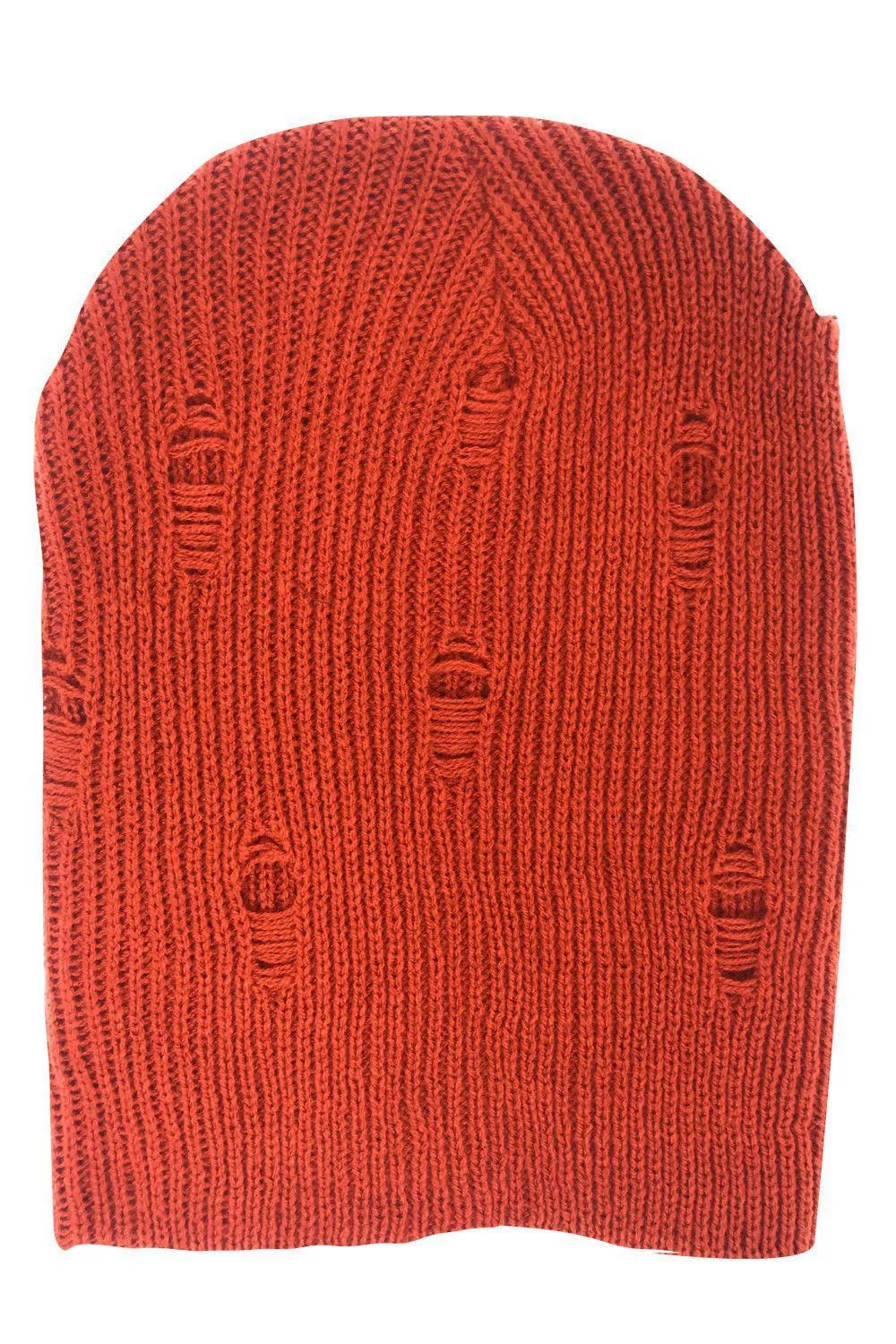 Casaba Winter Beanies Vintage Ripped Double Layer Slouch Caps Hats Men Women