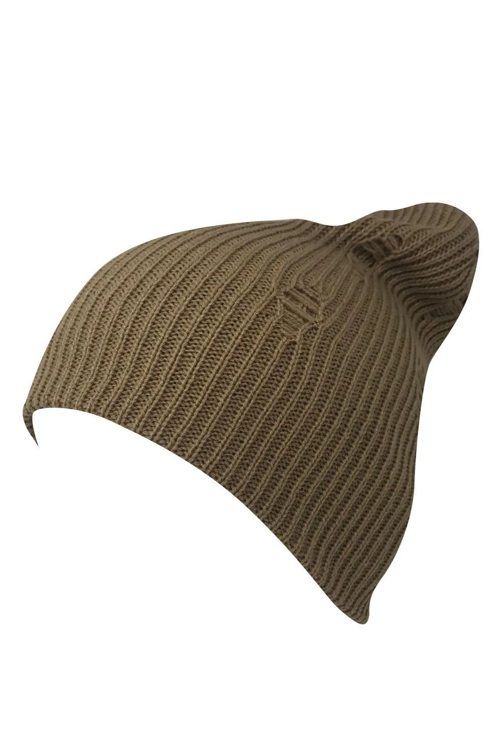 Casaba Winter Beanies Vintage Ripped Double Layer Slouch Caps Hats Men Women