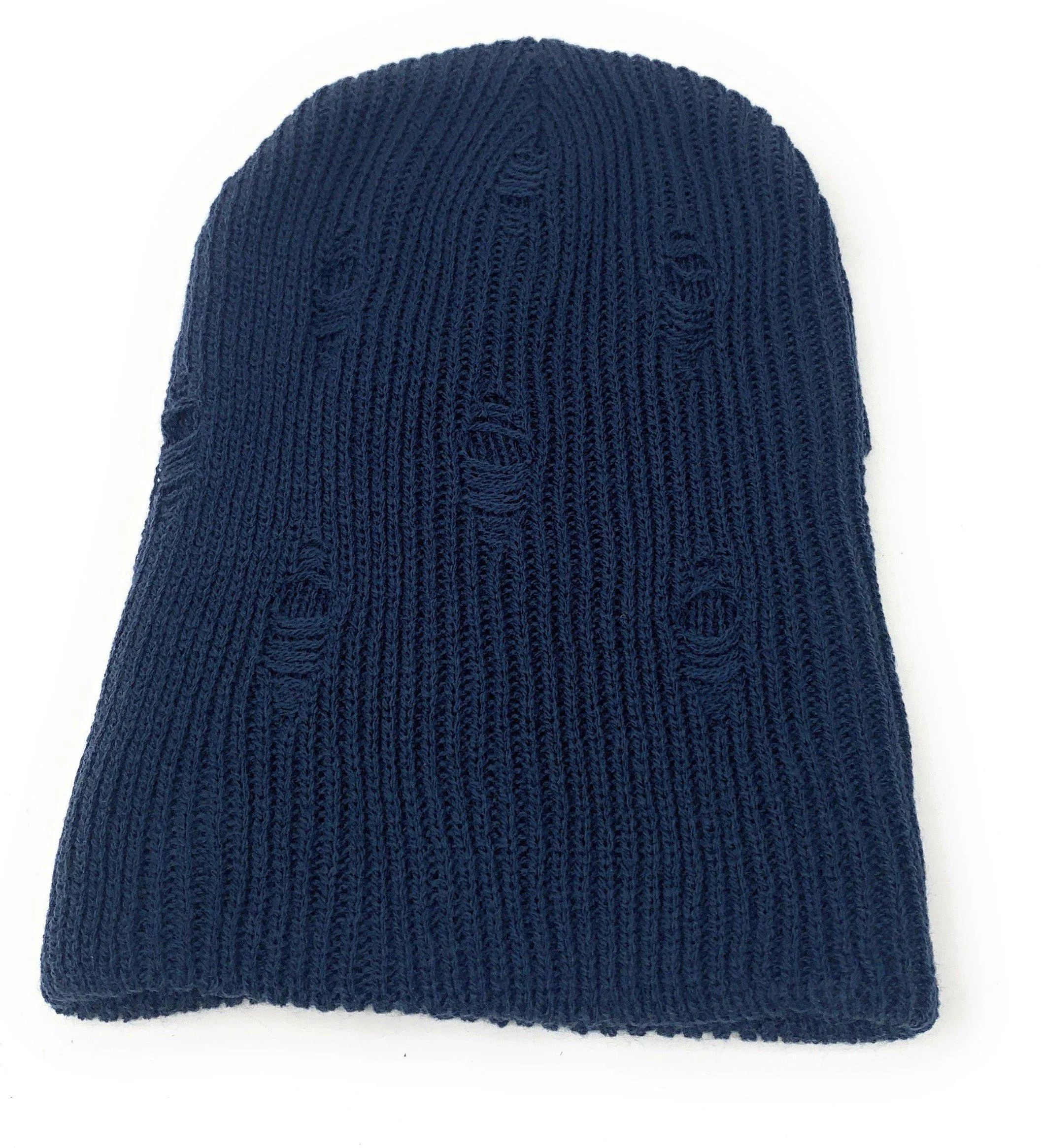 Casaba Winter Beanies Vintage Ripped Double Layer Slouch Caps Hats Men Women