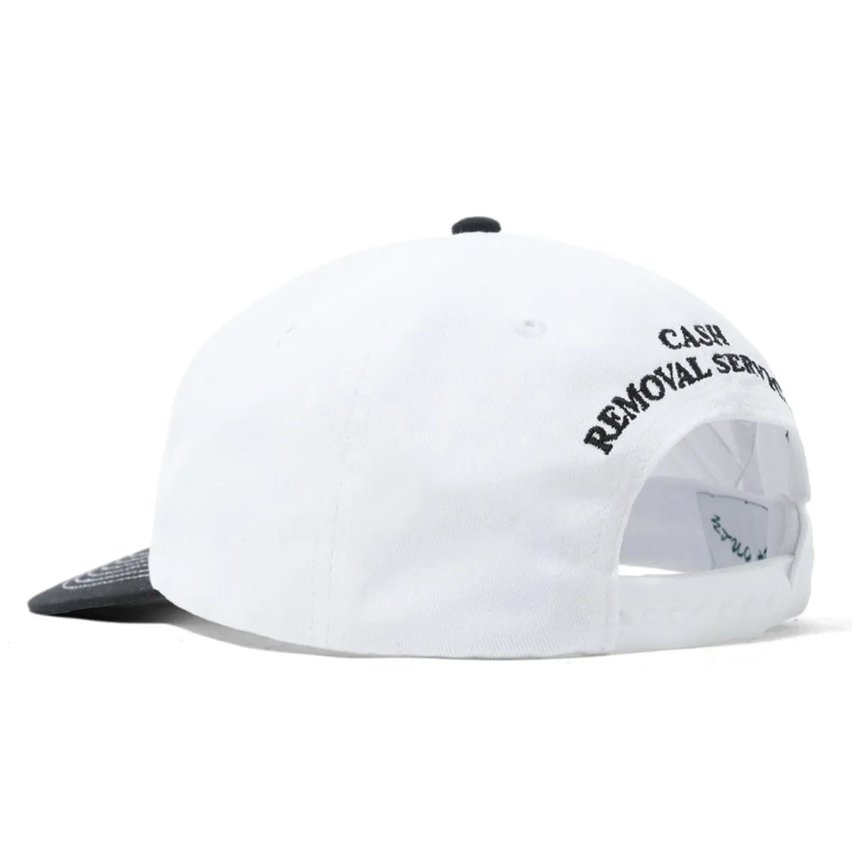Cash Only - Removal 5 Panel Cap White
