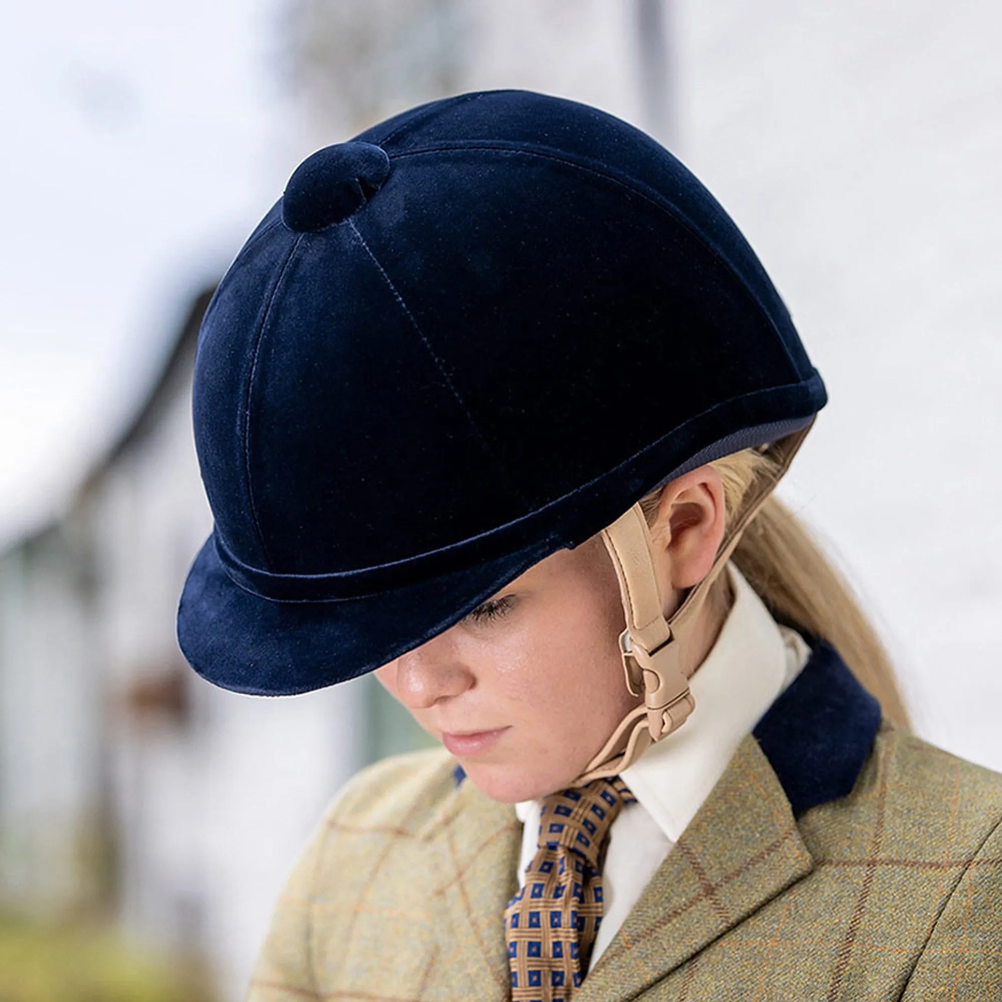 Charles Owen Hampton Round Riding Hat