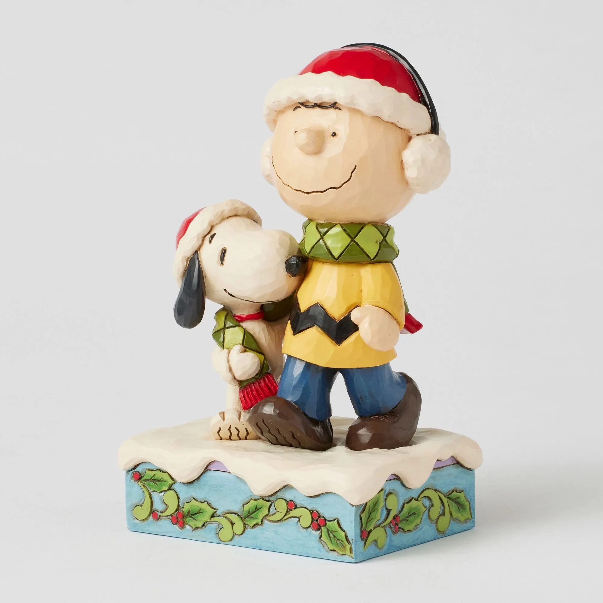 Charlie & Snoopy Wearing Scarf