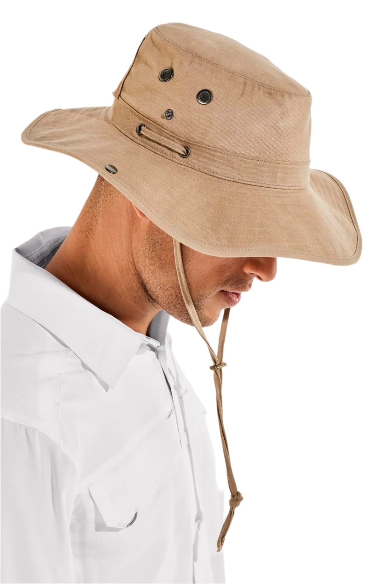 Charlie Cotton Bucket Hat | Light Beige