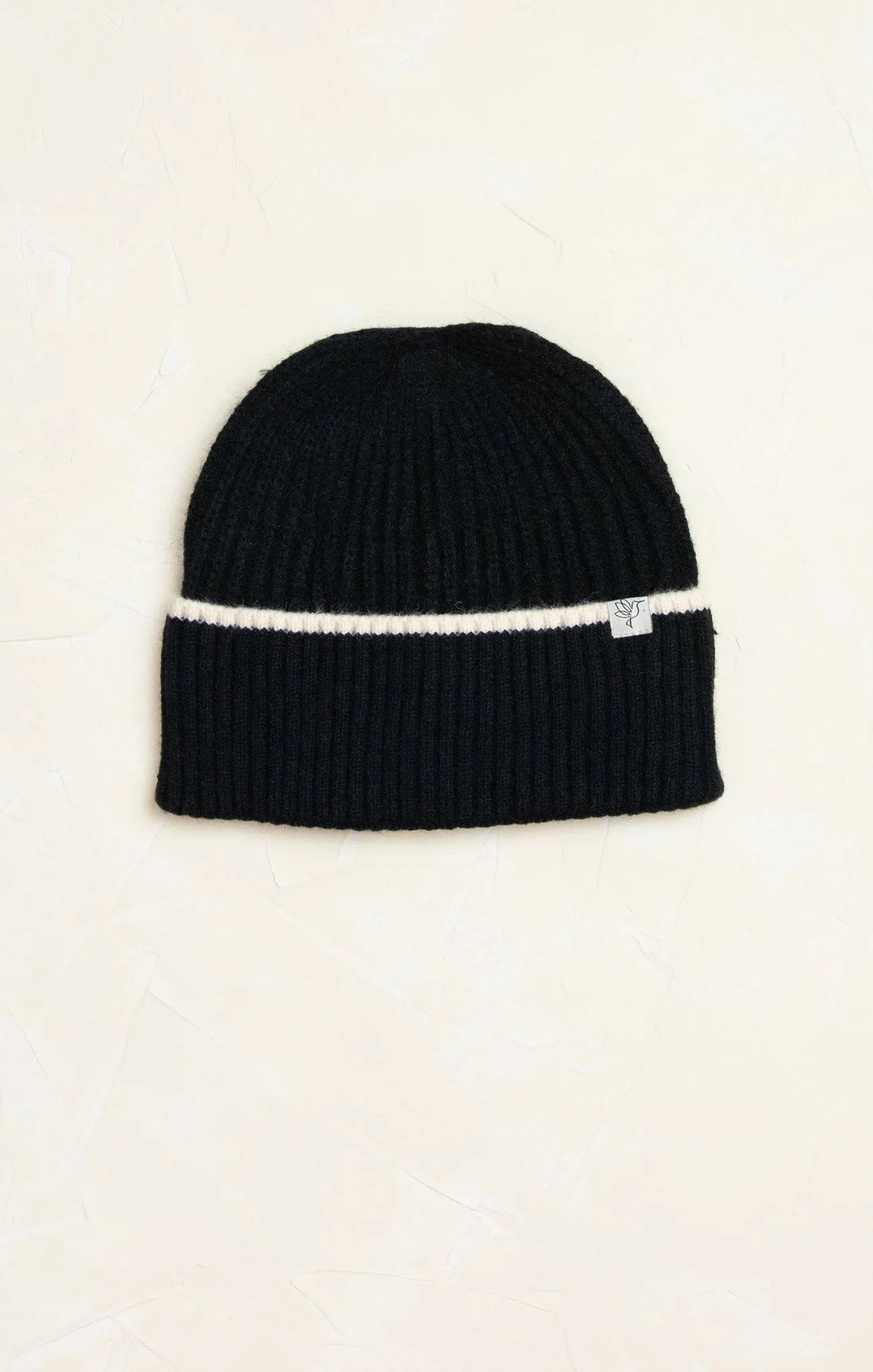 Charlotte Snowy Strip Beanie Winter Hat