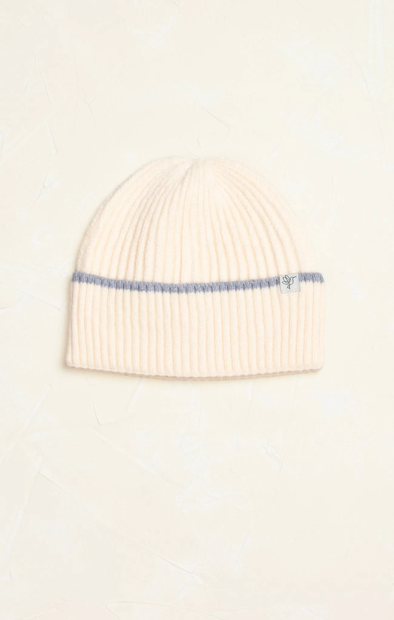 Charlotte Snowy Strip Beanie Winter Hat