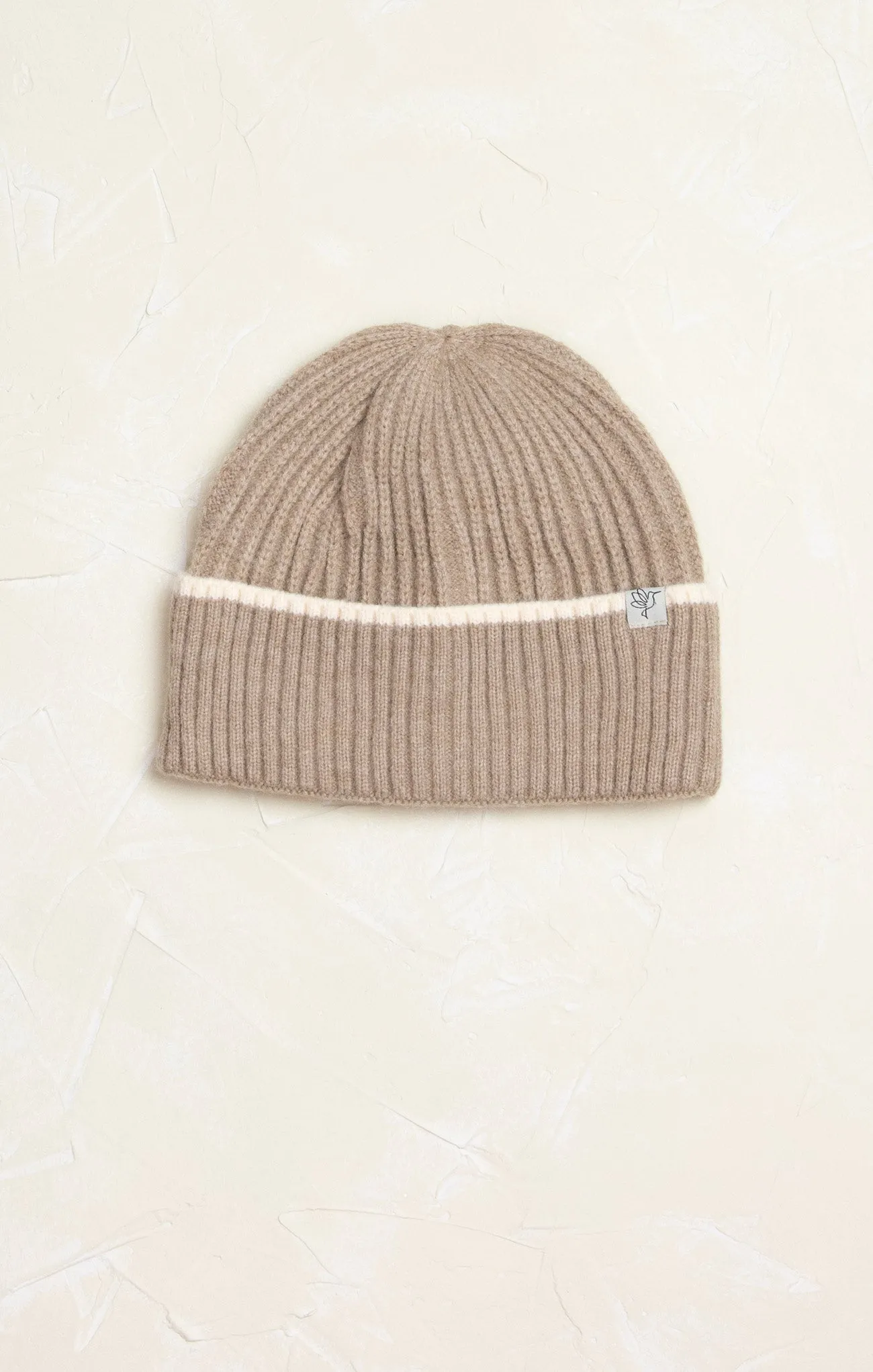 Charlotte Snowy Strip Beanie Winter Hat