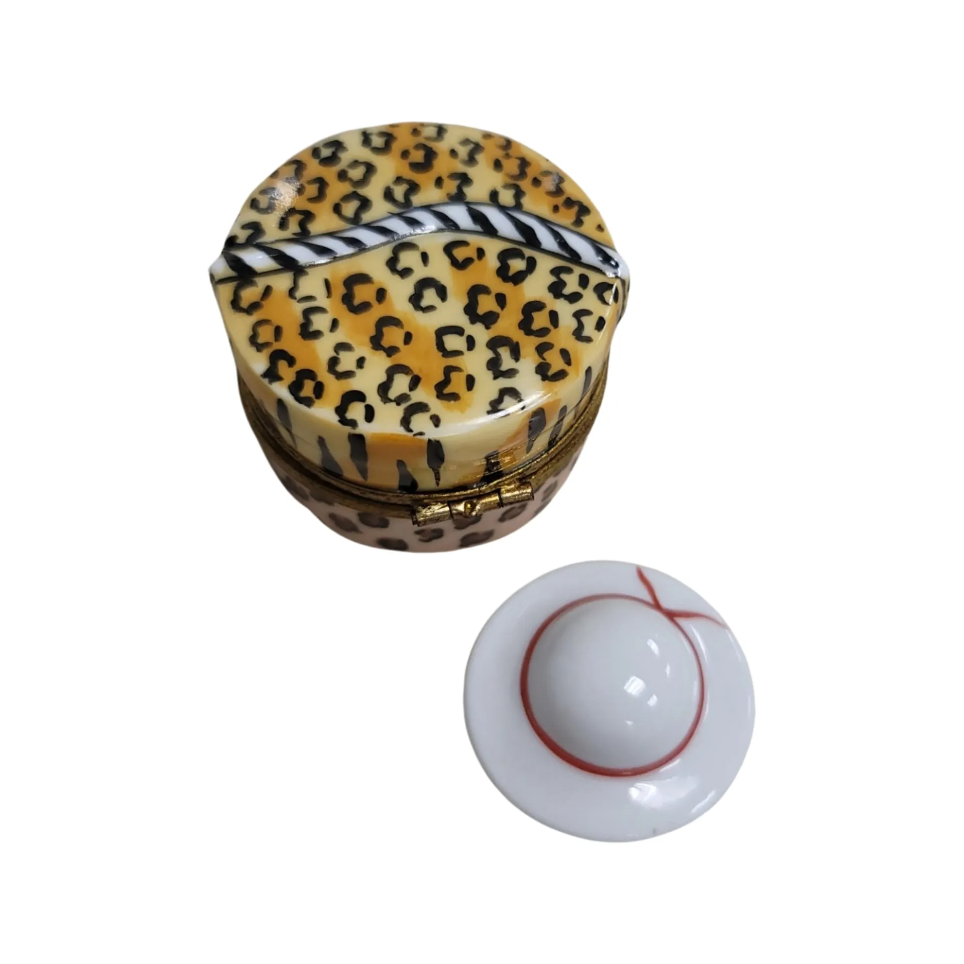Cheetah Hat w Hat Inside