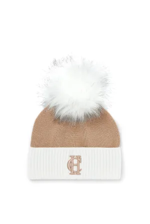 Chelsea Merino Bobble Hat (Camel)