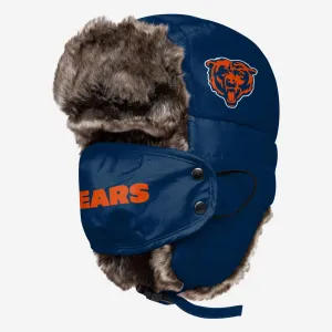 Chicago Bears Big Logo Trapper Hat With Face Cover