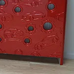 Children Radiator Cabinet Cover with Funky CLOUDS design for Kids Bedroom Nursery Playroom