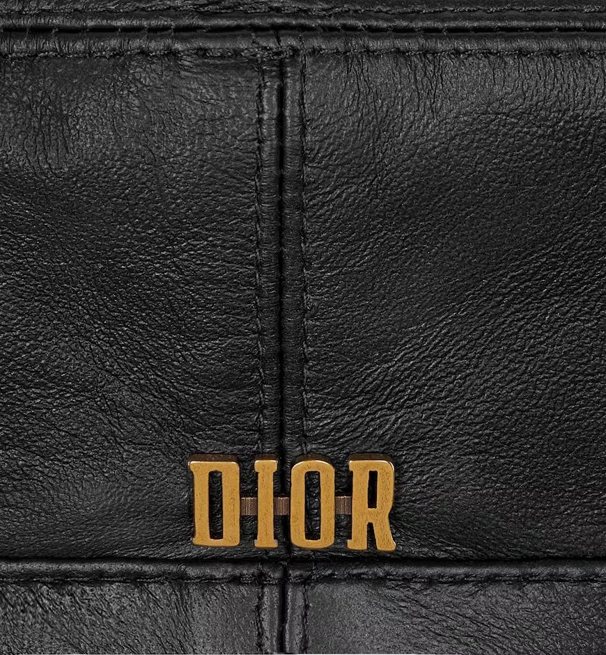 CHRISTIAN DIOR D-DREAM LAMBSKIN LEATHER BERET