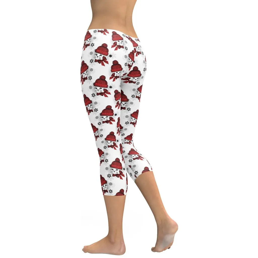 Christmas Kitties Capris