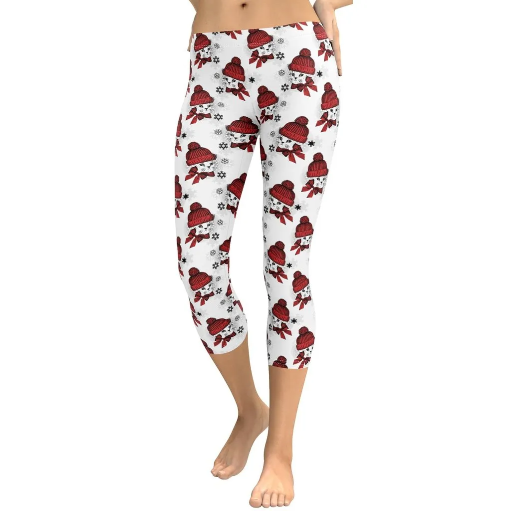 Christmas Kitties Capris