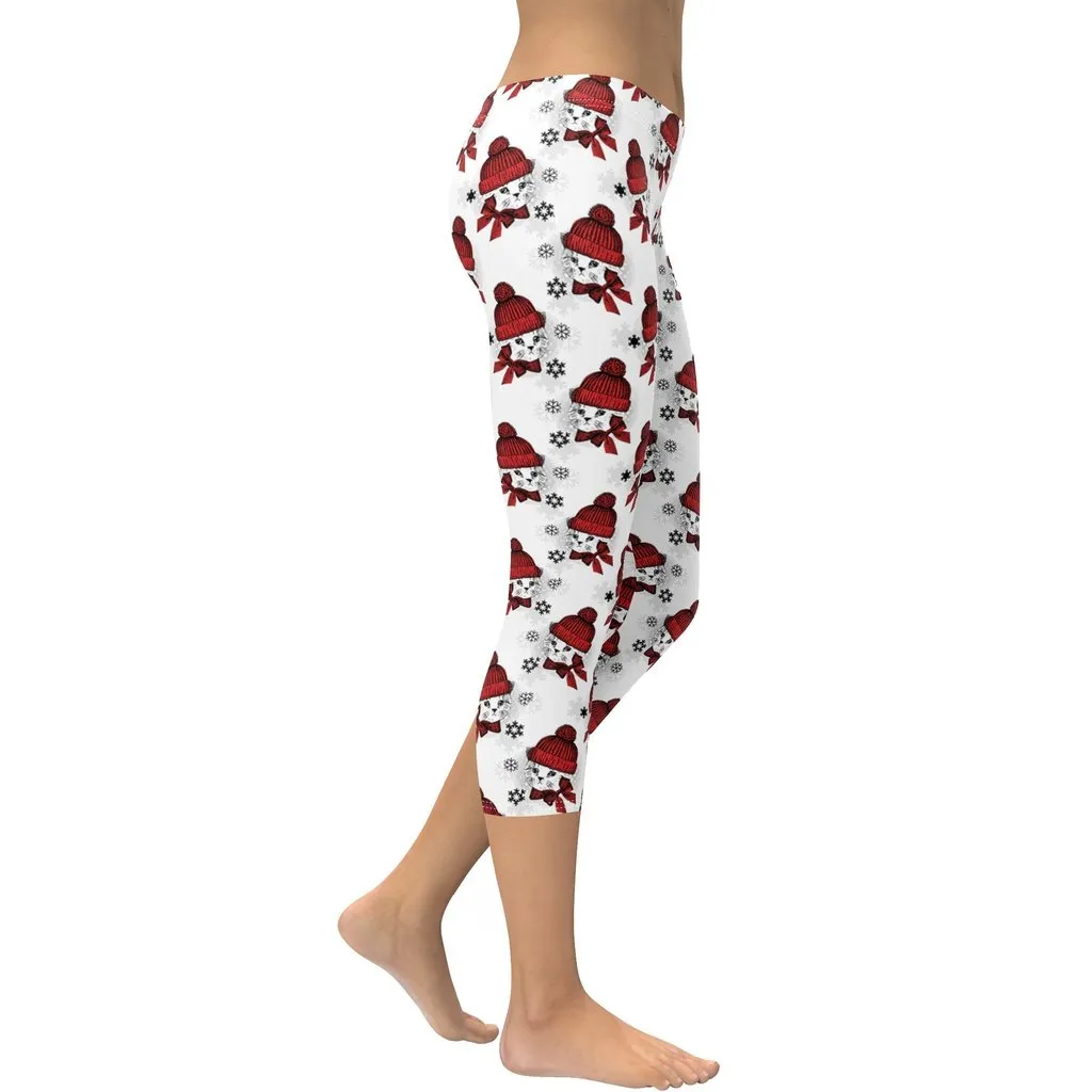 Christmas Kitties Capris