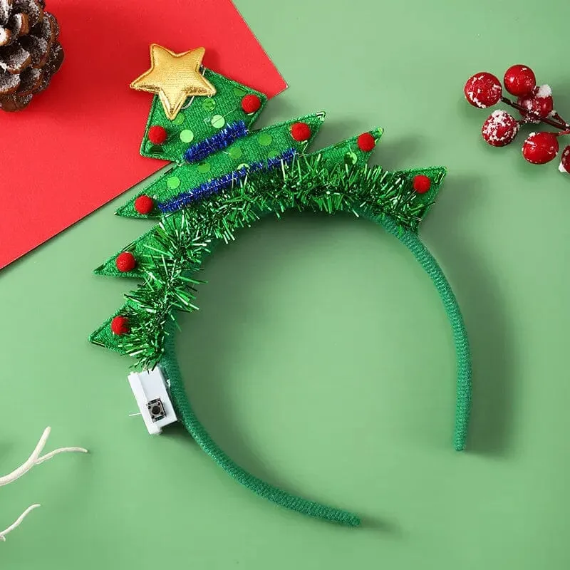 Christmas Light-Up Headband | Shine Bright This Holiday Season
