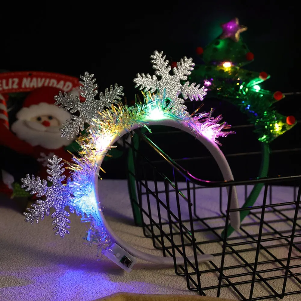Christmas Light-Up Headband | Shine Bright This Holiday Season