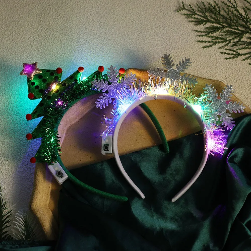 Christmas Light-Up Headband | Shine Bright This Holiday Season