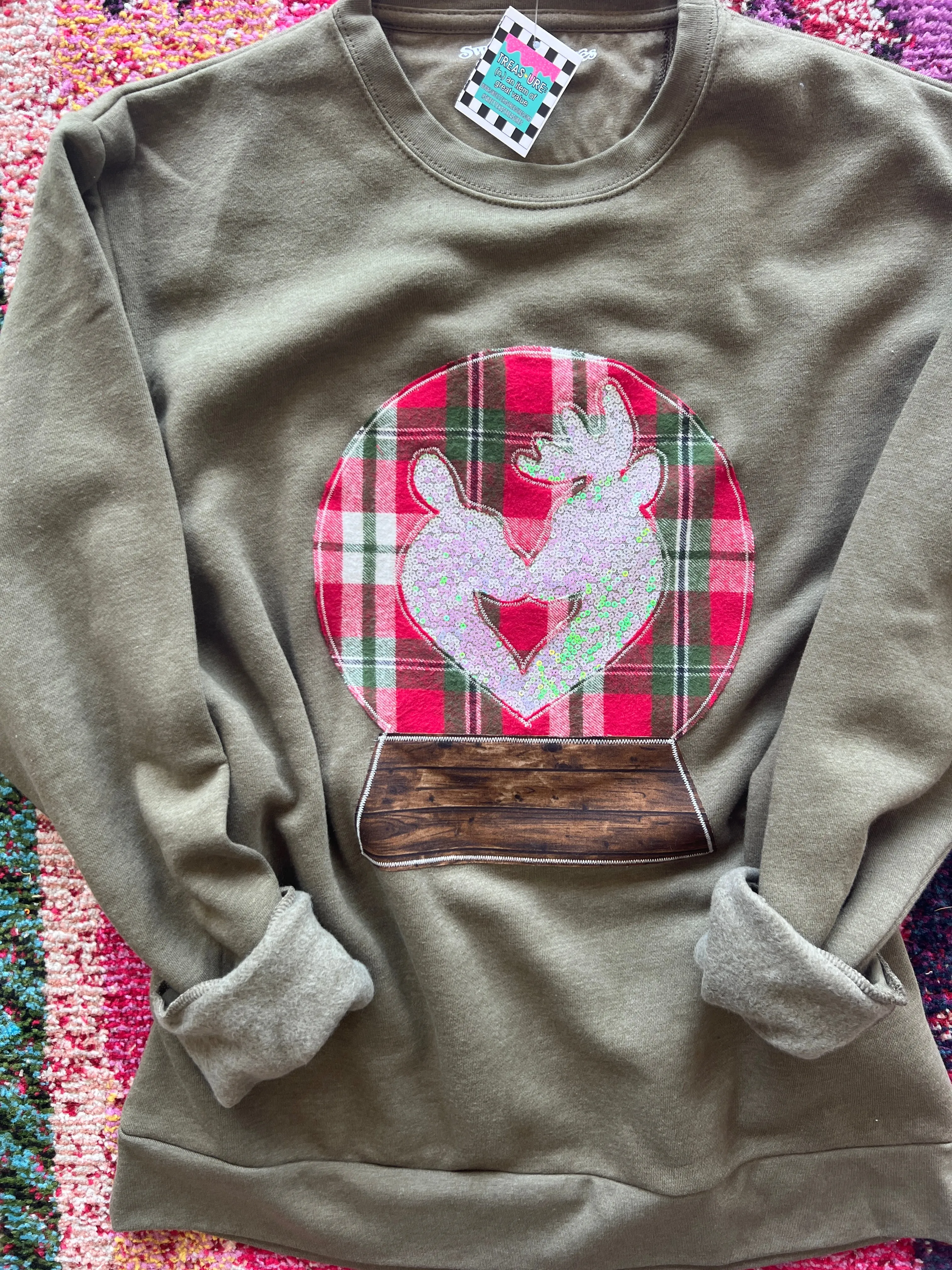 Christmas Snow Globe Pullover